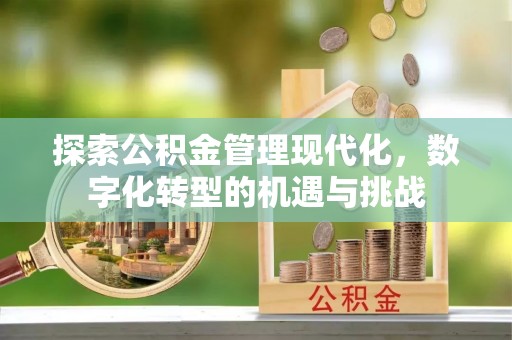 路竹探索公积金管理现代化，数字化转型的机遇与挑战