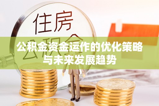 路竹公积金资金运作的优化策略与未来发展趋势