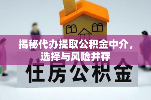 路竹揭秘代办提取公积金中介，选择与风险并存