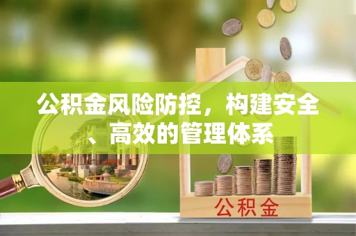 路竹公积金风险防控，构建安全、高效的管理体系