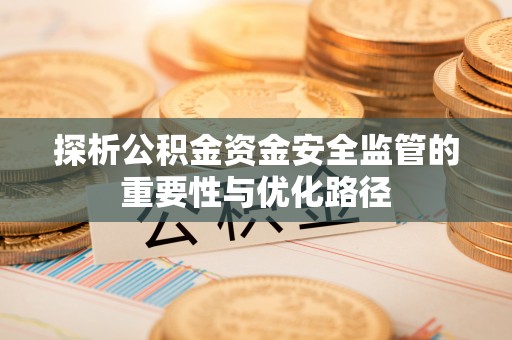 路竹探析公积金资金安全监管的重要性与优化路径