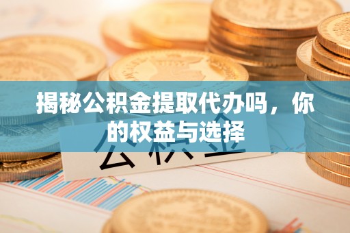 路竹揭秘公积金提取代办吗，你的权益与选择