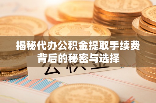 路竹揭秘代办公积金提取手续费背后的秘密与选择