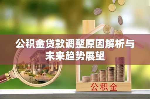 路竹公积金贷款调整原因解析与未来趋势展望