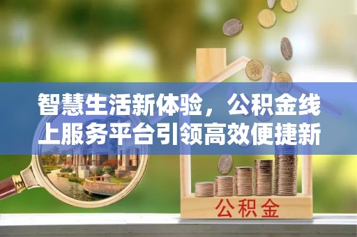 路竹智慧生活新体验，公积金线上服务平台引领高效便捷新时代