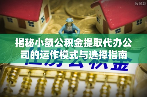 路竹揭秘小额公积金提取代办公司的运作模式与选择指南