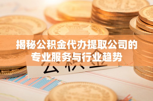 路竹揭秘公积金代办提取公司的专业服务与行业趋势