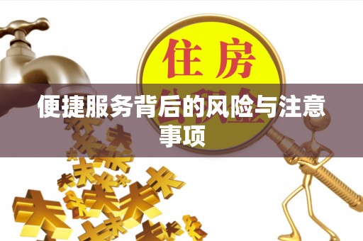 路竹便捷服务背后的风险与注意事项
